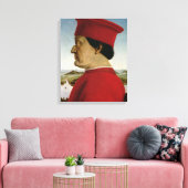 Federigo da Montefeltro Duke of Urbino, c.1465 Canvas Afdruk (Insitu (Woonkamer))