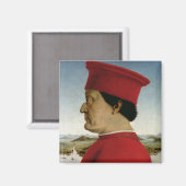 Federigo da Montefeltro Duke of Urbino, c.1465 Magneet (Voorkant / Achterkant)