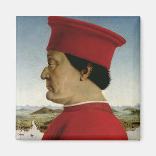 Federigo da Montefeltro Duke of Urbino, c.1465 Magneet