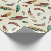 Federn-Muster Cadeaupapier (Hoek)