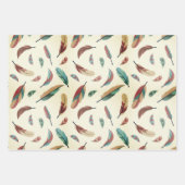 Federn-Muster Inpakpapier Vel (Voorkant 3)