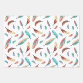 Federn-Muster Inpakpapier Vel (Voorkant 2)