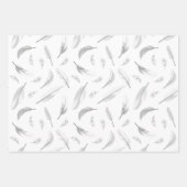 Federn-Muster Inpakpapier Vel (Voorkant)