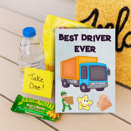 FedEx UPS Amazon Driver Card With Editable Text Bedankkaart