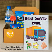 FedEx UPS Amazon Driver Card With Editable Text Bedankkaart