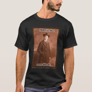 FEDORA & COAT, FOTO 1927 the NEW BLACK, T-shirt