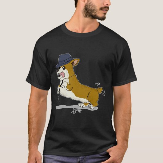 Fedora Corgi T-shirt (Voorkant)