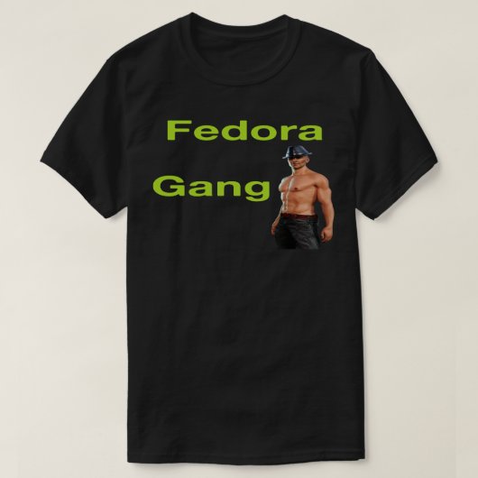 Fedora Gang T-shirt (Design voorkant)