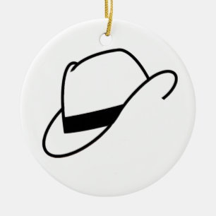 Fedora Pet Ornament
