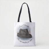 Fedora Pet voor Leonard. Tote Bag (Voorkant)
