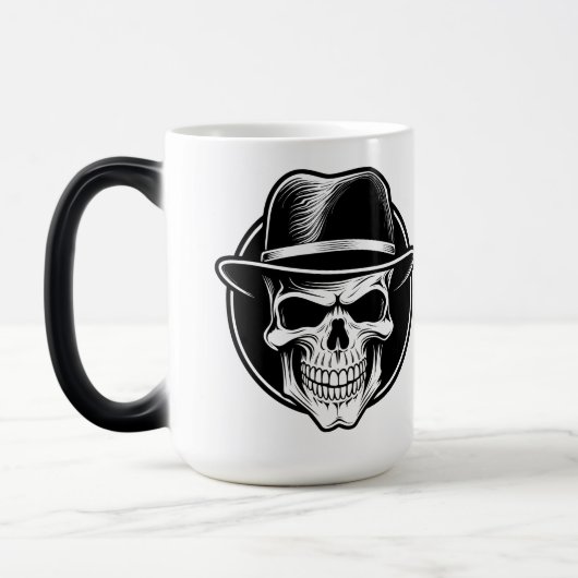 Fedora Schedel Magische Mok (Links)