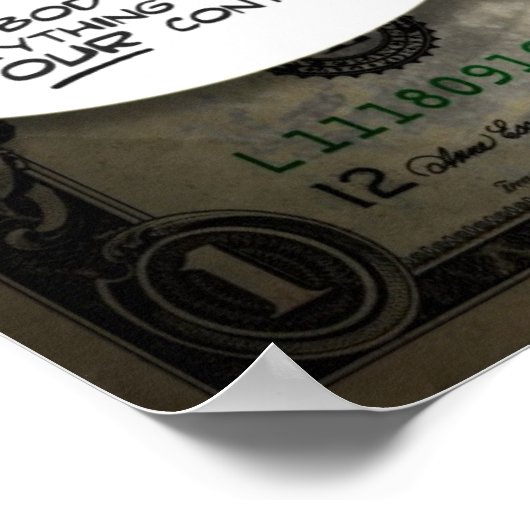 Fedraal Reserve Poster (Hoek)