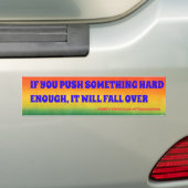 Fed's eerste wet op de oppositieleiders bumpersticker (Op auto)