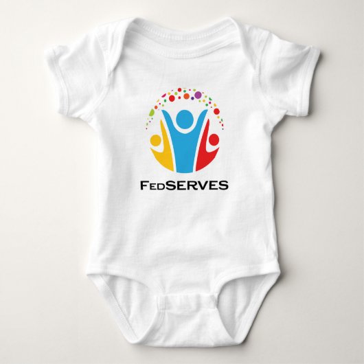 FedSERVES Baby Bodysuit (Voorkant)