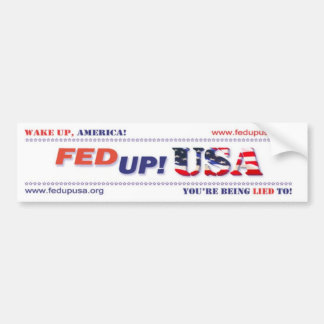 FedUpUSA bumpersticker