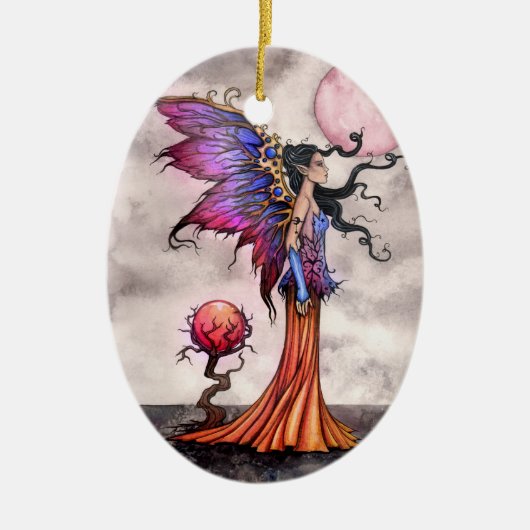 Fee Abigail Fee Fantasie Sieraad Keramisch Ornament (Voorkant)
