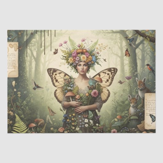 Fee-artisan collage tissue tissuepapier (Voorkant)