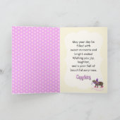 Fee Capybara Verjaardagsmagie Kaart (Binnen)