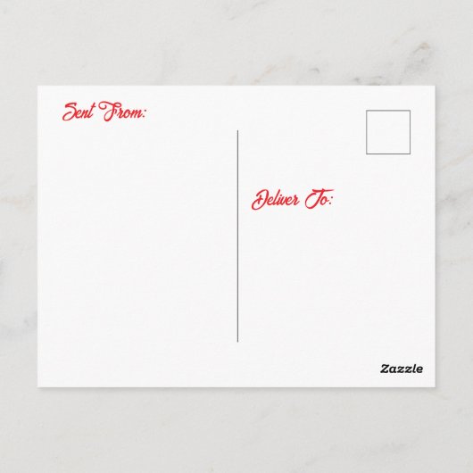 fee | Contact houden Briefkaart (Achterkant)