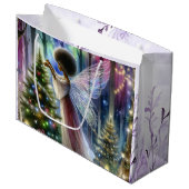 fee decoreren van de kerstboom groot cadeauzakje (Voorkant Gekanteld)