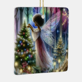 fee decoreren van de kerstboom keramisch ornament (Rechts)