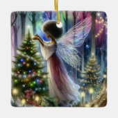  fee decoreren van de kerstboom keramisch ornament (Voorkant)