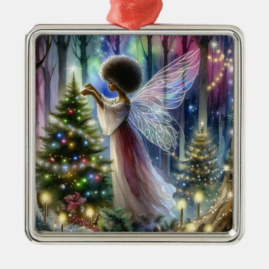  fee decoreren van de kerstboom metalen ornament (Voorkant)