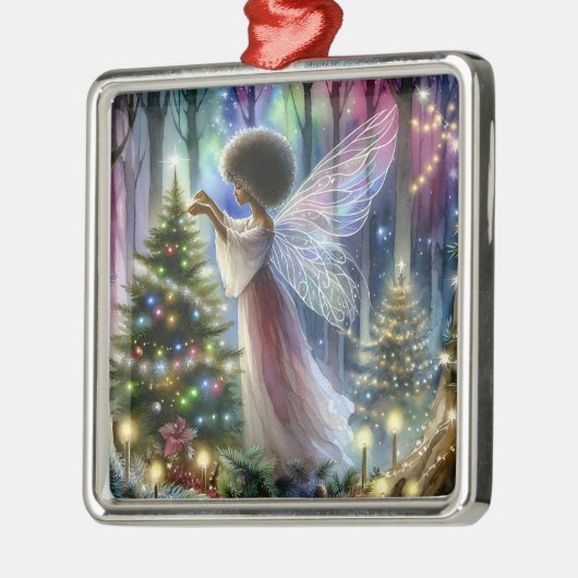  fee decoreren van de kerstboom metalen ornament (Links)