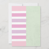  Fee & Dinosaurus Gezamenlijke Jongen Meisje Verja Kaart (Achterkant)