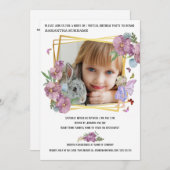 Fee DIY foto vlinder tuin verjaardag Kaart (Voorkant / Achterkant)