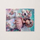 Fee & Eenhoorn Fantasie Kunst Puzzel (Horizontaal)