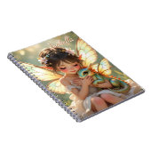 Fee en Draak | Chibi Anime Sprookje Notitieboek (Rechterzijde)