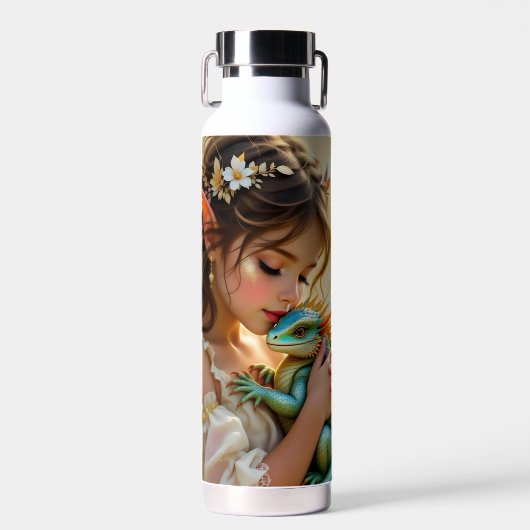 Fee en Draak Mystiek  Waterfles (Voorkant)