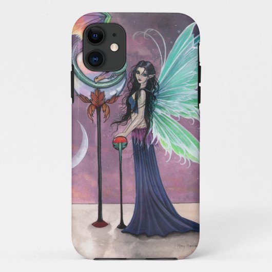 Fee- en draken fantasykunst Case-Mate iPhone case (Achterkant)