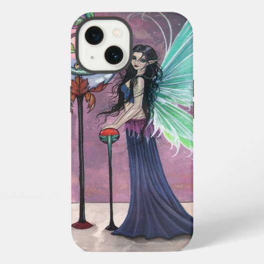 Fee- en draken fantasykunst iPhone hoesje (Achterkant)
