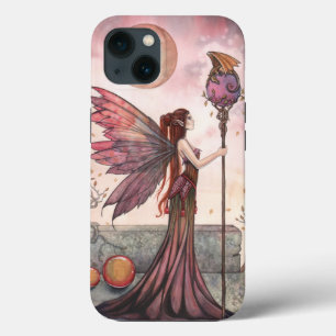 Fee- en draken fantasykunst iPhone 13 hoesje