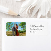 Fee en eenhoorn etiket (Insitu)