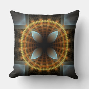  fee fractal ronde patroon kussen