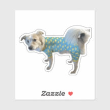 Fee Goose PJ's Sticker - Awkward Schattig Dog