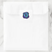 Fee Gotische Emo Goblincore Esthetiek Bos Grafi Vierkante Sticker (Tas)