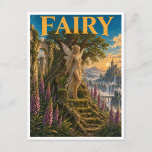 Fee, gotische fantasie monster briefkaart