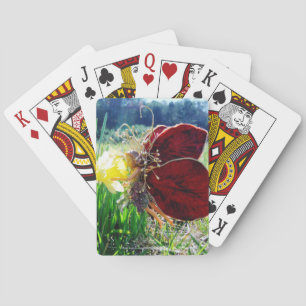 Fee in de narcissen pokerkaarten