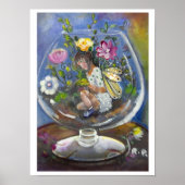 Fee in een terrarium poster (Voorkant)