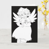 Fee Kaart (Gele Bloem)