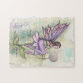Fee met paardenbloem van Molly Harrison Legpuzzel (Horizontaal)