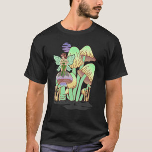 Fee Nimf Sprookje Fae Elf Meisje Goblincore Feeën T-shirt
