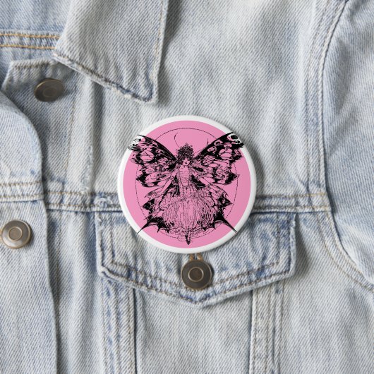 Fee Ronde Button 7,6 Cm (In situ)