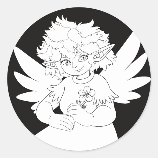 Fee Ronde Sticker (Voorkant)