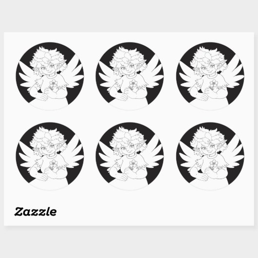 Fee Ronde Sticker (Vel)