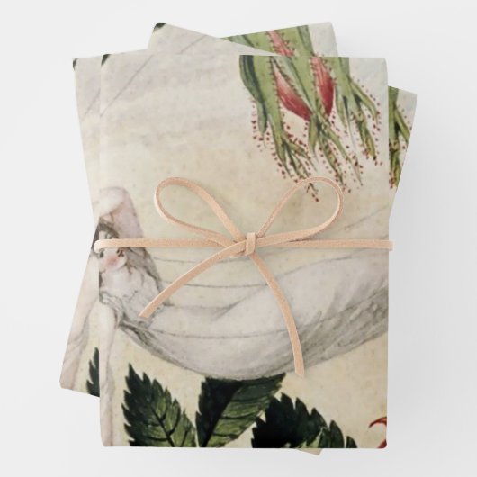 “Fee rustend in een hangmat” door Amelia Jane Murr Inpakpapier Vel (In situ)